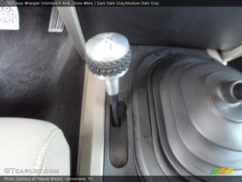 Stone White / Dark Slate Gray/Medium Slate Gray 2007 Jeep Wrangler Unlimited X 4x4