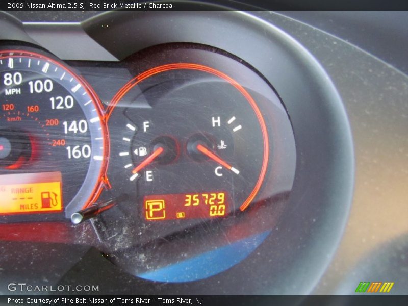 Red Brick Metallic / Charcoal 2009 Nissan Altima 2.5 S
