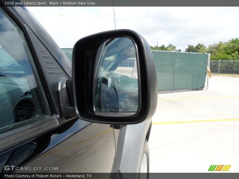 Black / Medium Slate Gray 2006 Jeep Liberty Sport