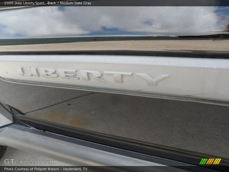 Black / Medium Slate Gray 2006 Jeep Liberty Sport