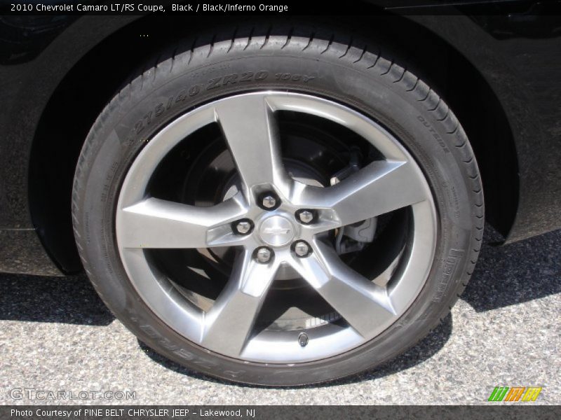 Black / Black/Inferno Orange 2010 Chevrolet Camaro LT/RS Coupe