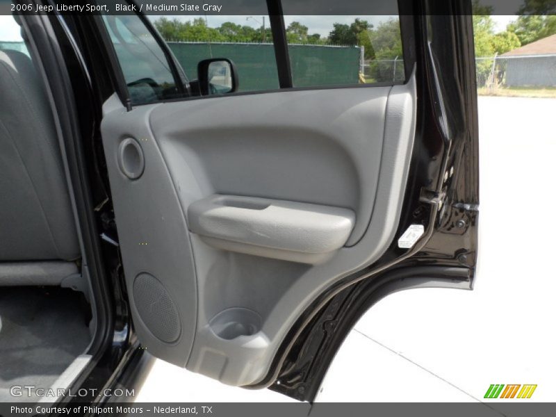 Black / Medium Slate Gray 2006 Jeep Liberty Sport