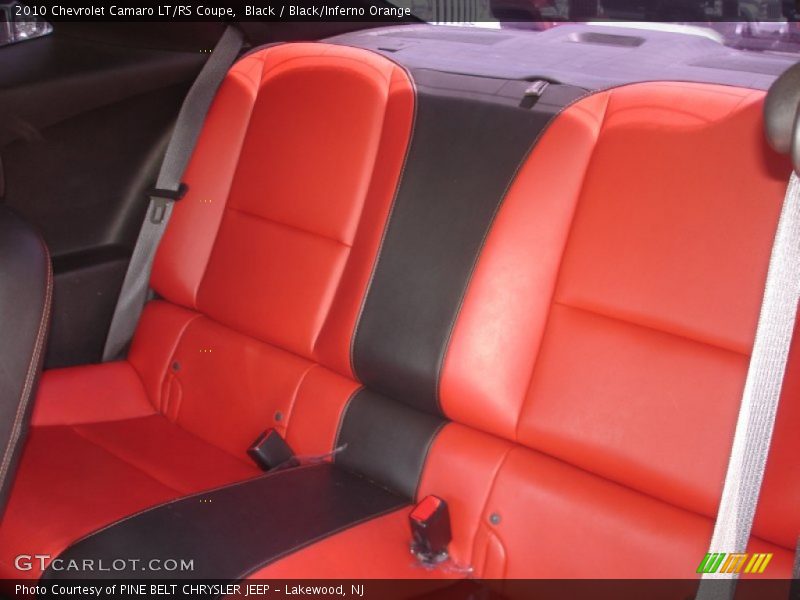 Black / Black/Inferno Orange 2010 Chevrolet Camaro LT/RS Coupe
