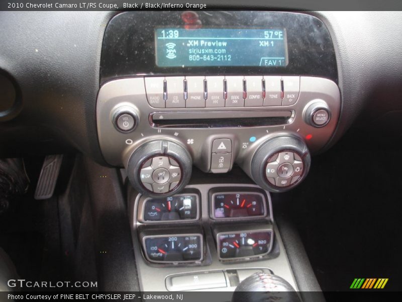 Black / Black/Inferno Orange 2010 Chevrolet Camaro LT/RS Coupe