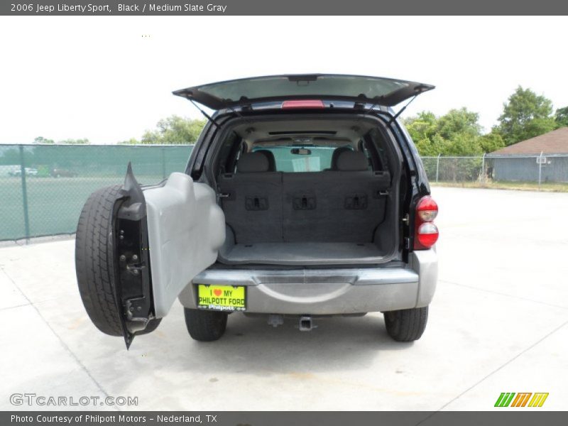Black / Medium Slate Gray 2006 Jeep Liberty Sport