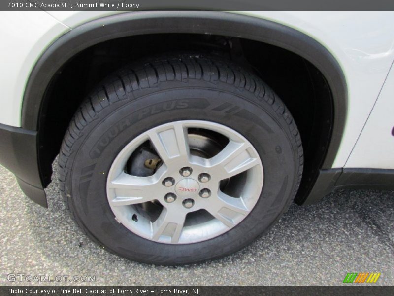 Summit White / Ebony 2010 GMC Acadia SLE