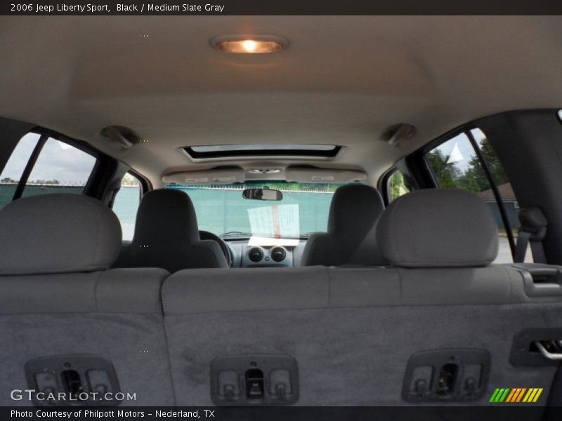 Black / Medium Slate Gray 2006 Jeep Liberty Sport