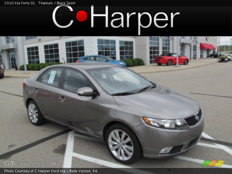 Titanium / Black Sport 2010 Kia Forte SX
