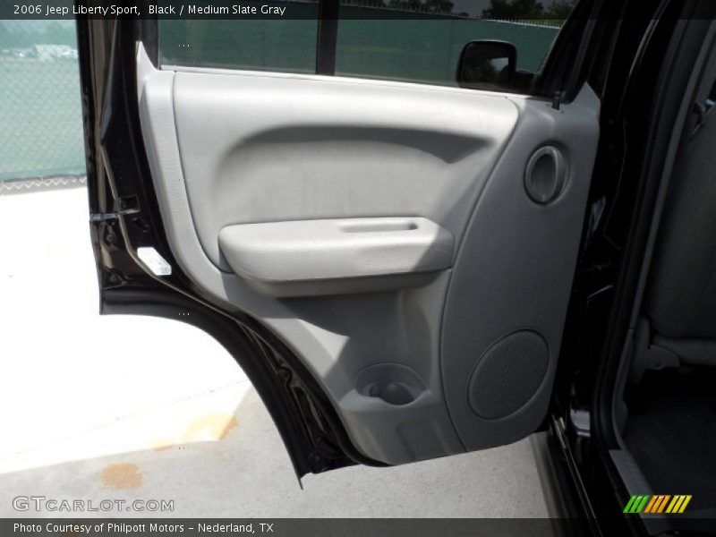 Black / Medium Slate Gray 2006 Jeep Liberty Sport