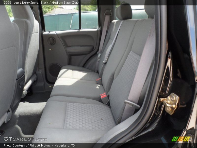 Black / Medium Slate Gray 2006 Jeep Liberty Sport