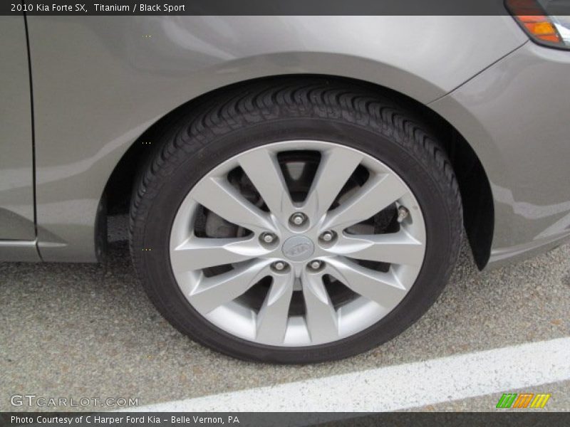 Titanium / Black Sport 2010 Kia Forte SX