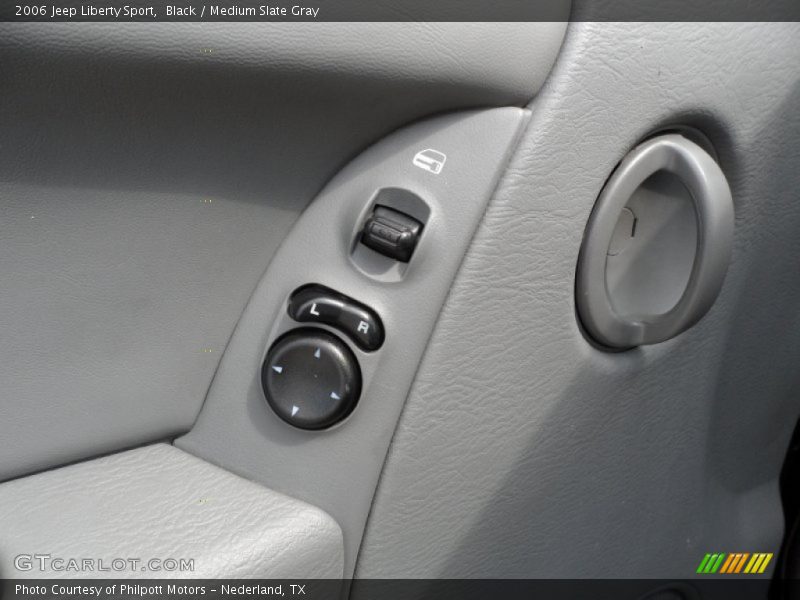 Black / Medium Slate Gray 2006 Jeep Liberty Sport