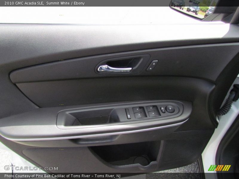Summit White / Ebony 2010 GMC Acadia SLE