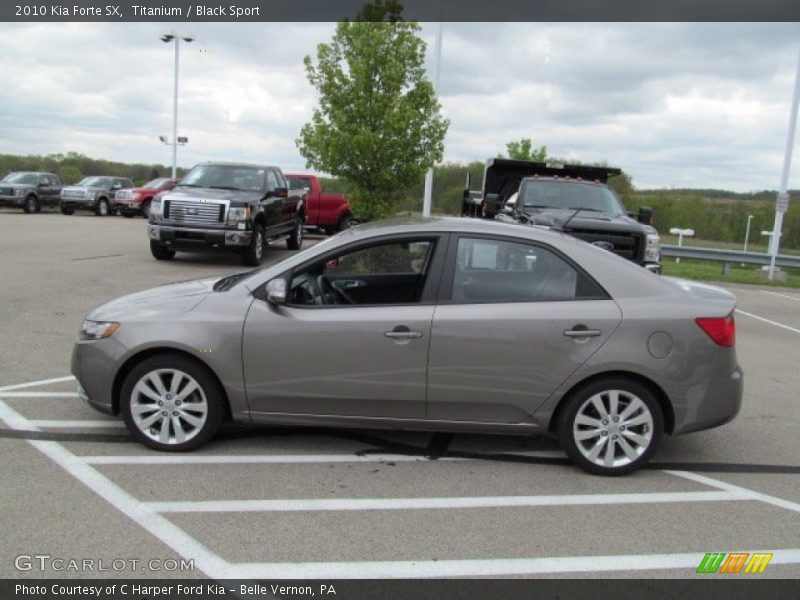 Titanium / Black Sport 2010 Kia Forte SX