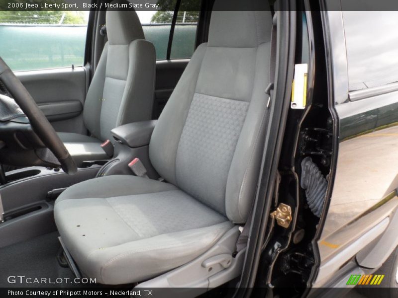 Black / Medium Slate Gray 2006 Jeep Liberty Sport