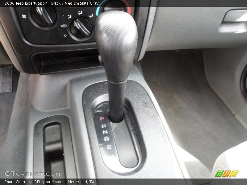 Black / Medium Slate Gray 2006 Jeep Liberty Sport
