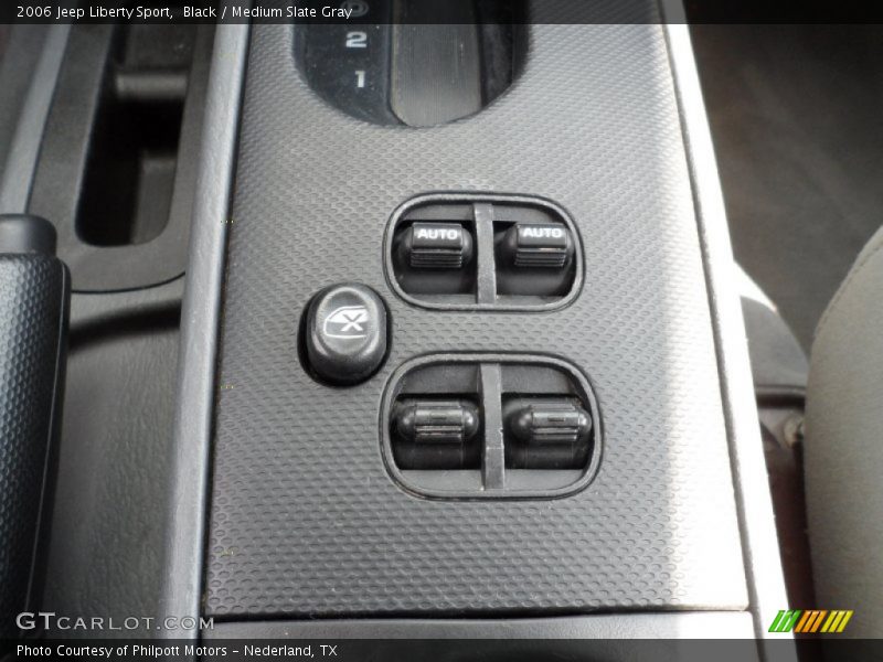 Black / Medium Slate Gray 2006 Jeep Liberty Sport