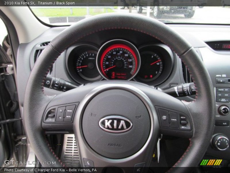 Titanium / Black Sport 2010 Kia Forte SX