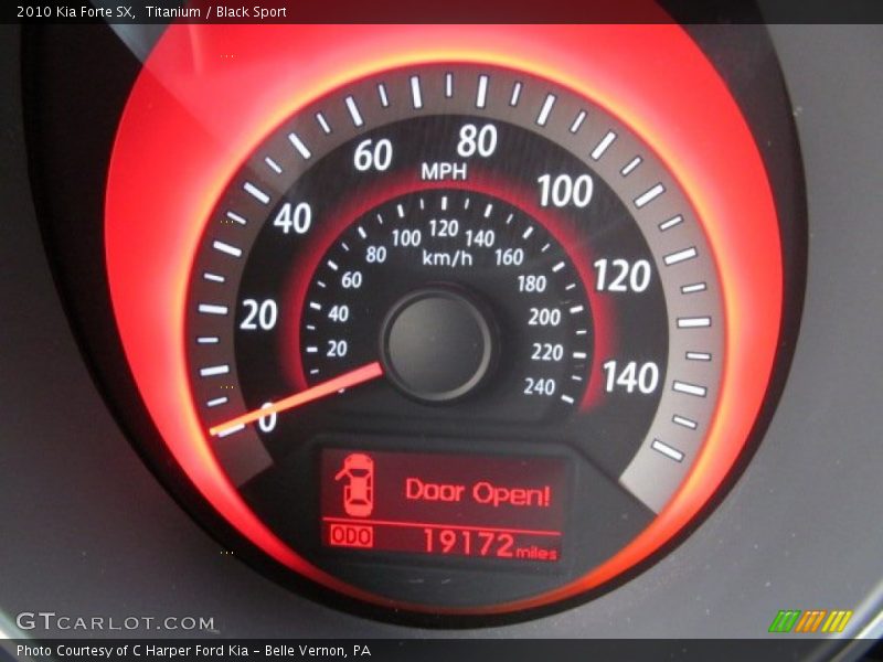 Titanium / Black Sport 2010 Kia Forte SX