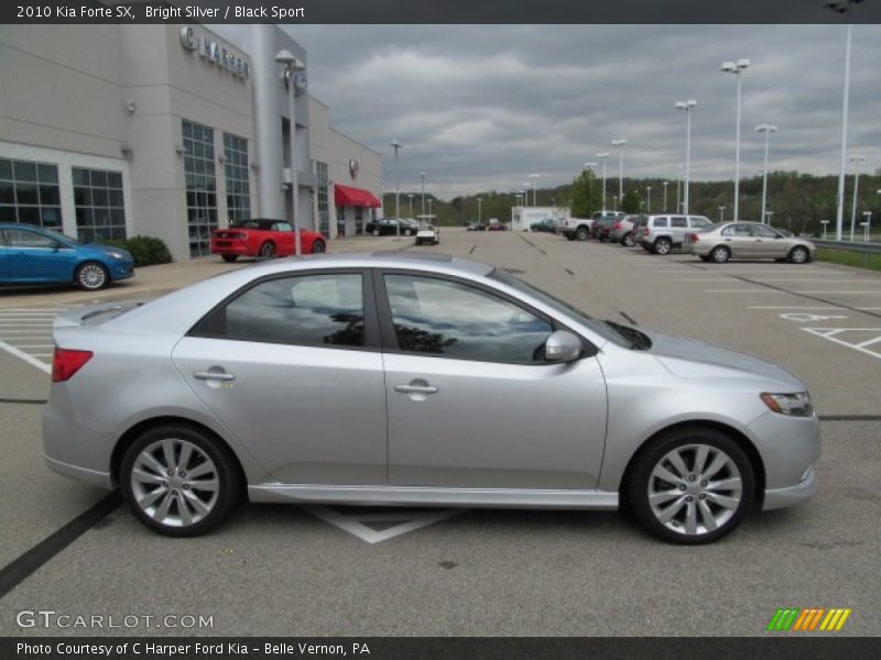 Bright Silver / Black Sport 2010 Kia Forte SX