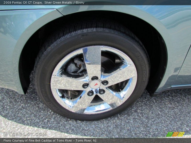 Silver Green Metallic / Ebony 2009 Pontiac G6 GT Coupe