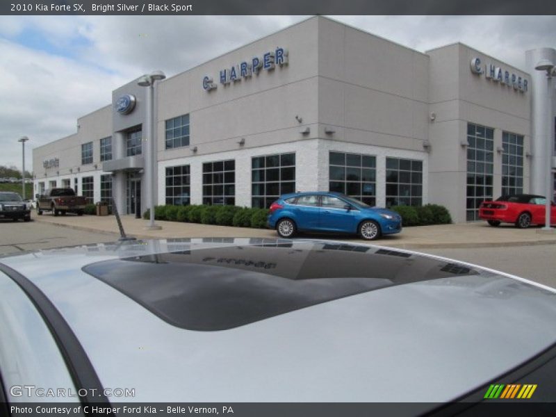 Bright Silver / Black Sport 2010 Kia Forte SX