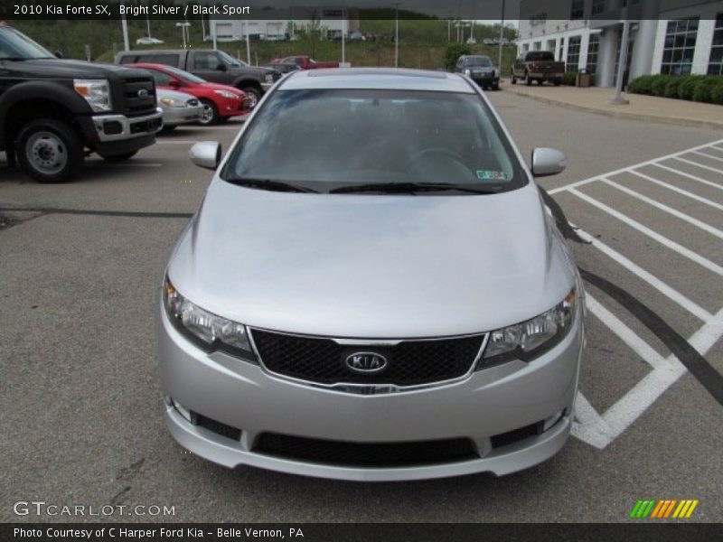 Bright Silver / Black Sport 2010 Kia Forte SX