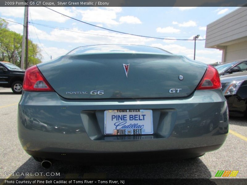 Silver Green Metallic / Ebony 2009 Pontiac G6 GT Coupe