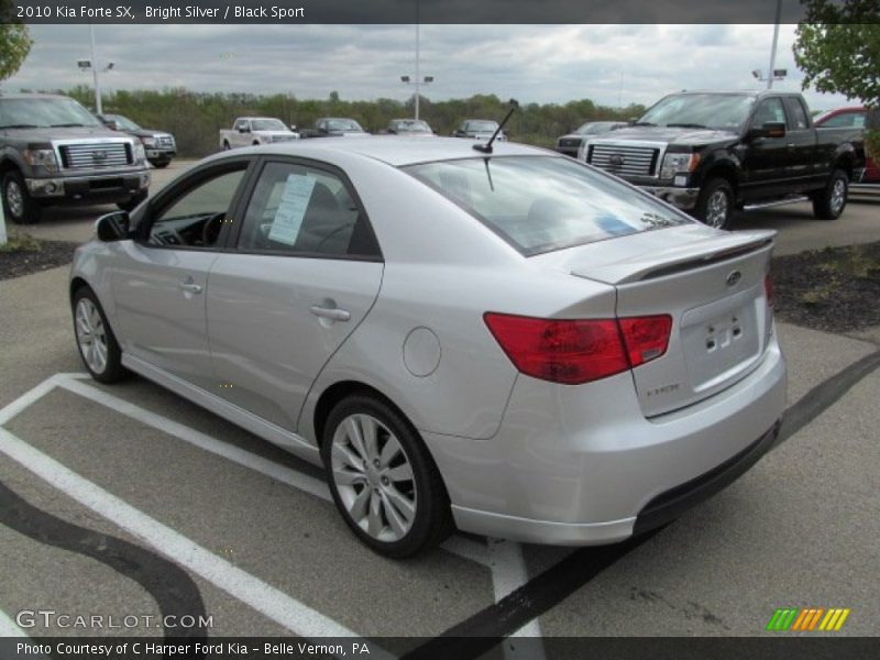 Bright Silver / Black Sport 2010 Kia Forte SX