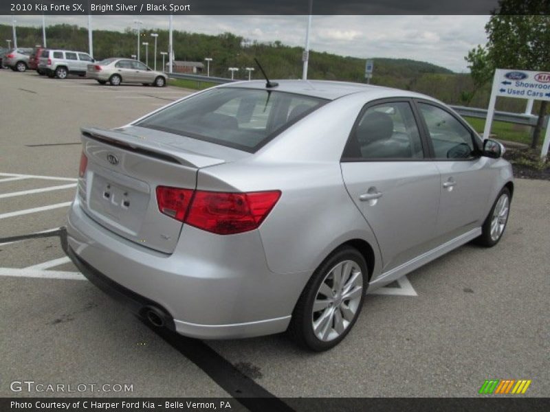 Bright Silver / Black Sport 2010 Kia Forte SX