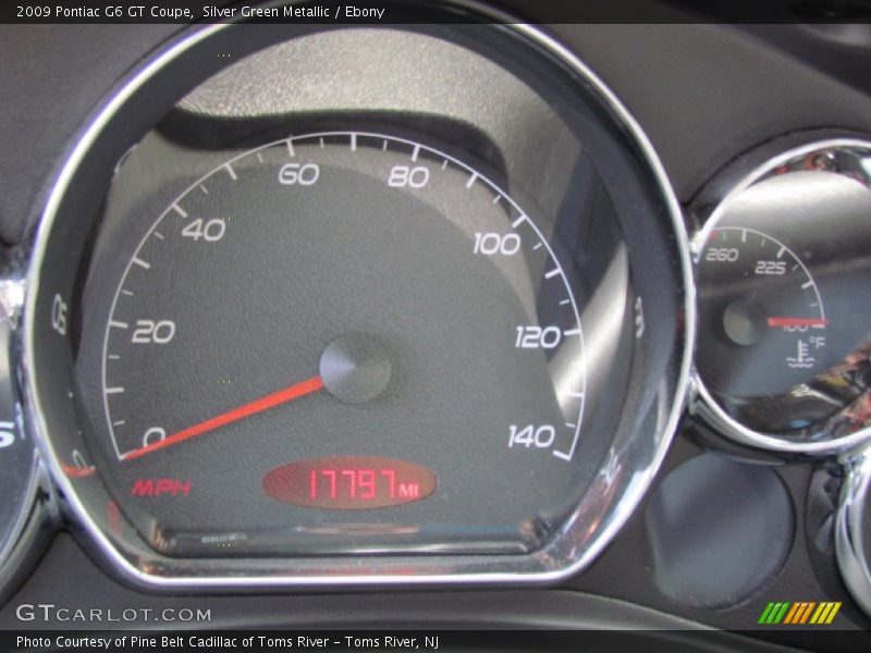 Silver Green Metallic / Ebony 2009 Pontiac G6 GT Coupe