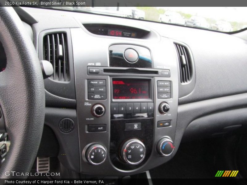 Bright Silver / Black Sport 2010 Kia Forte SX