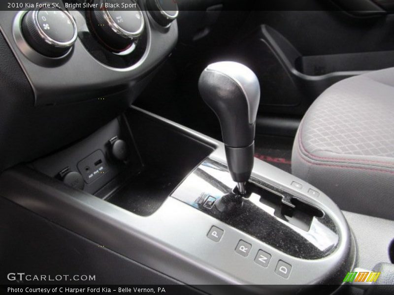Bright Silver / Black Sport 2010 Kia Forte SX