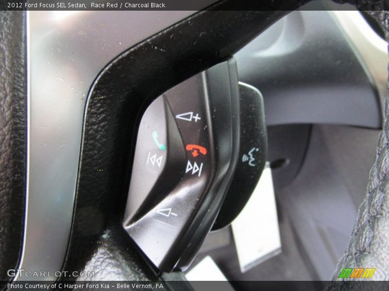 Race Red / Charcoal Black 2012 Ford Focus SEL Sedan