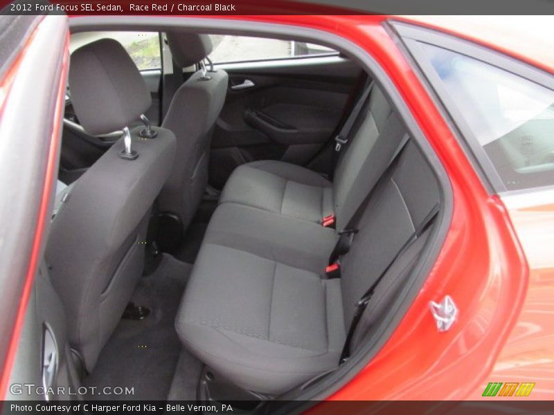 Race Red / Charcoal Black 2012 Ford Focus SEL Sedan