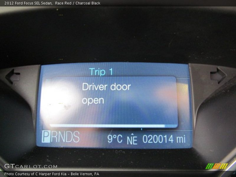 Race Red / Charcoal Black 2012 Ford Focus SEL Sedan