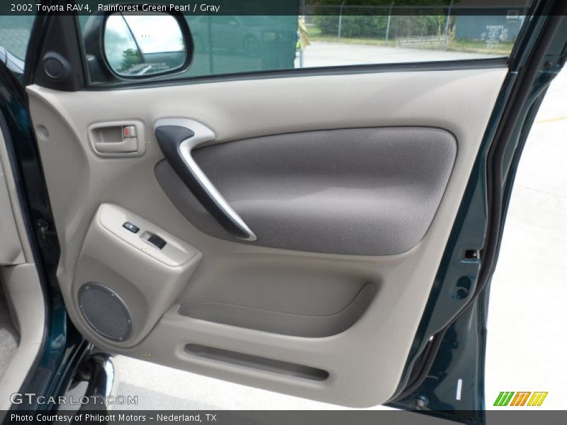 Rainforest Green Pearl / Gray 2002 Toyota RAV4