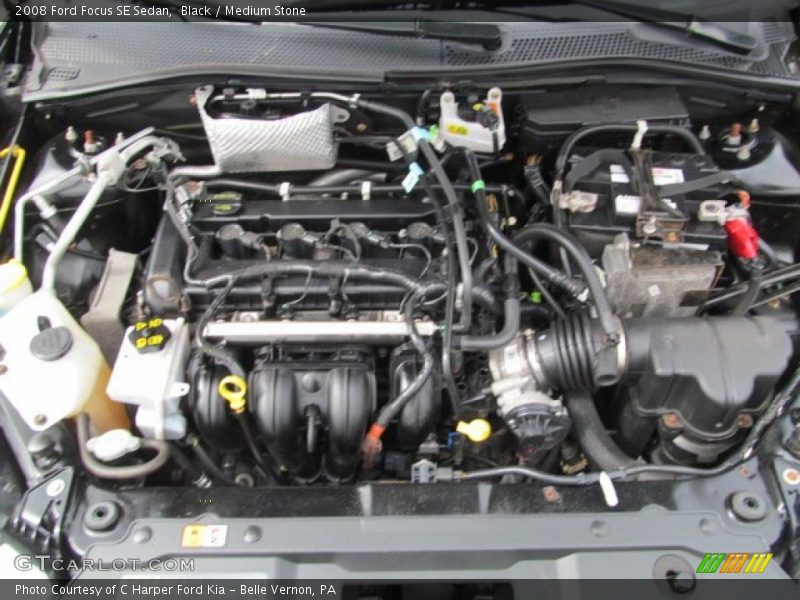 Black / Medium Stone 2008 Ford Focus SE Sedan