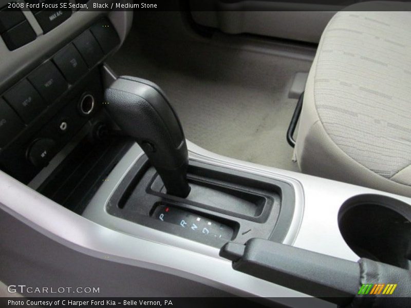 Black / Medium Stone 2008 Ford Focus SE Sedan