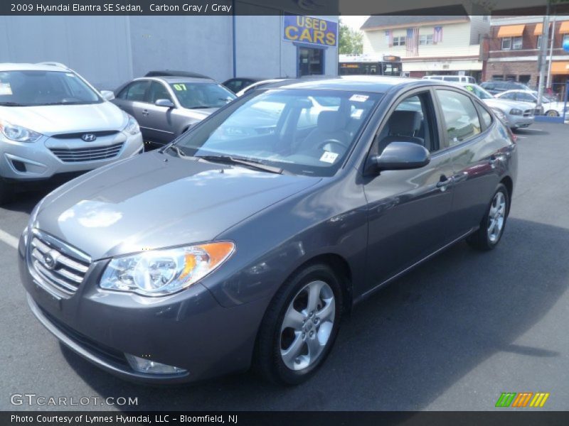Carbon Gray / Gray 2009 Hyundai Elantra SE Sedan