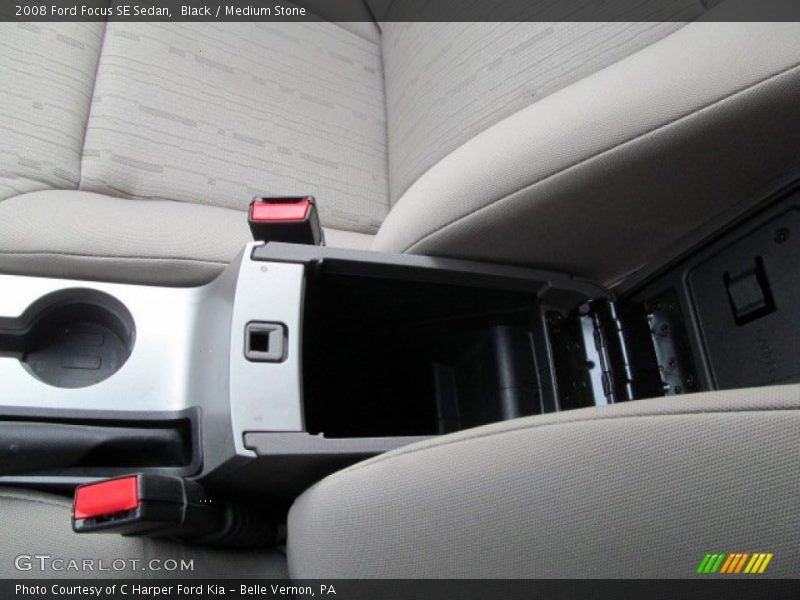 Black / Medium Stone 2008 Ford Focus SE Sedan