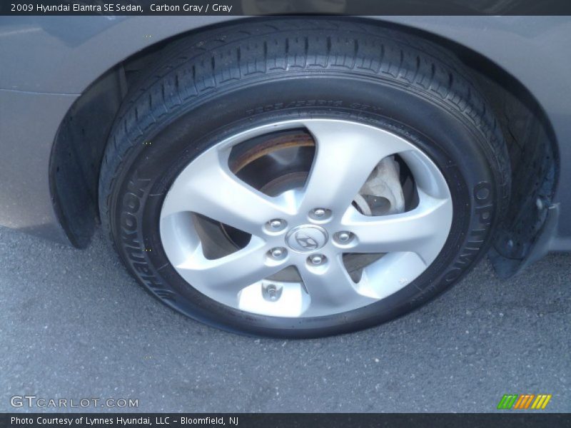 Carbon Gray / Gray 2009 Hyundai Elantra SE Sedan