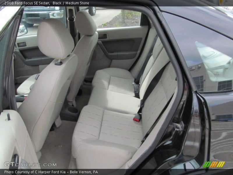 Black / Medium Stone 2008 Ford Focus SE Sedan