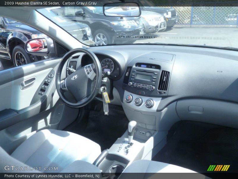 Carbon Gray / Gray 2009 Hyundai Elantra SE Sedan