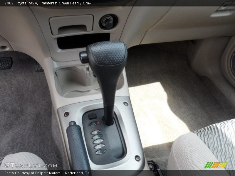 Rainforest Green Pearl / Gray 2002 Toyota RAV4