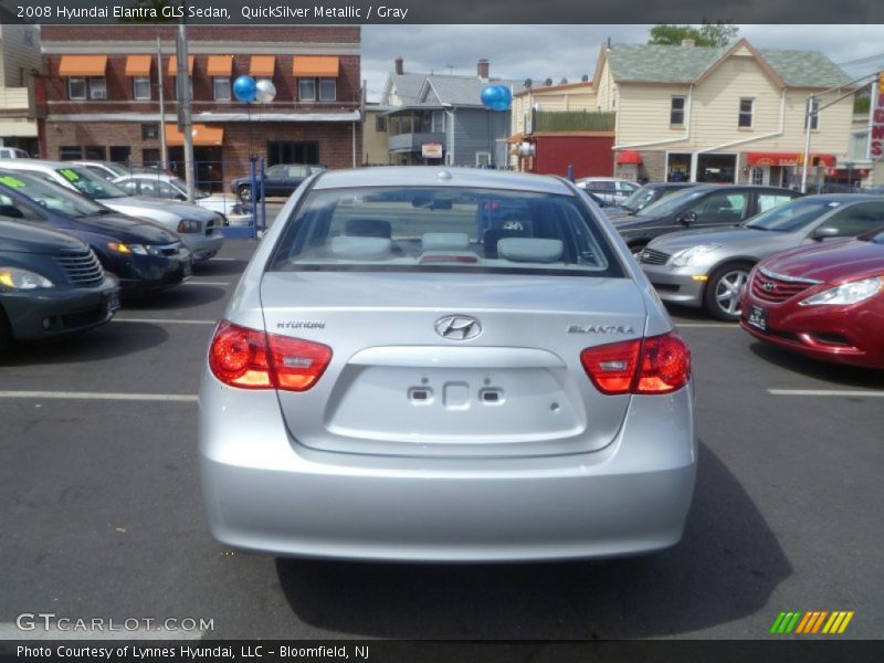 QuickSilver Metallic / Gray 2008 Hyundai Elantra GLS Sedan