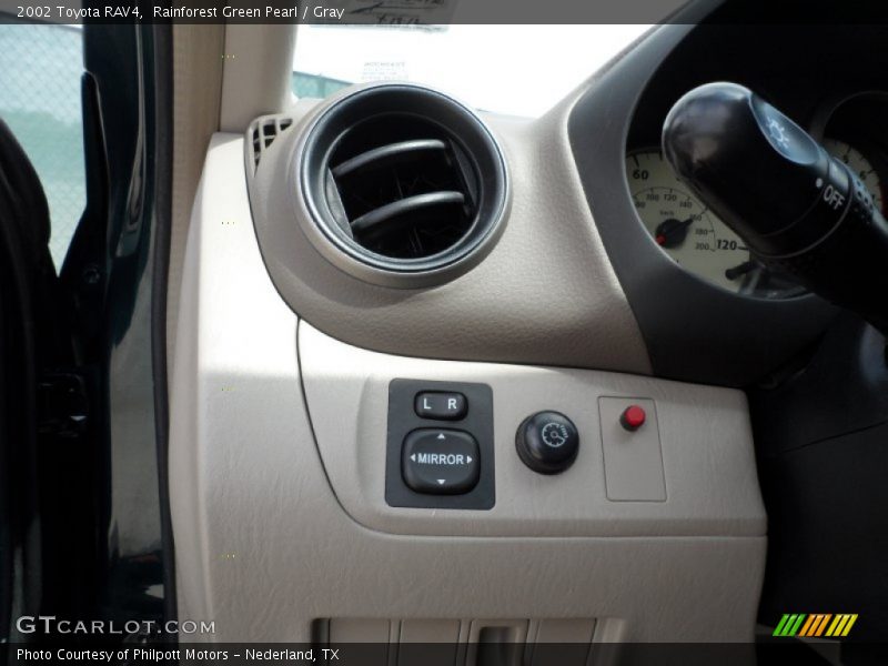 Rainforest Green Pearl / Gray 2002 Toyota RAV4
