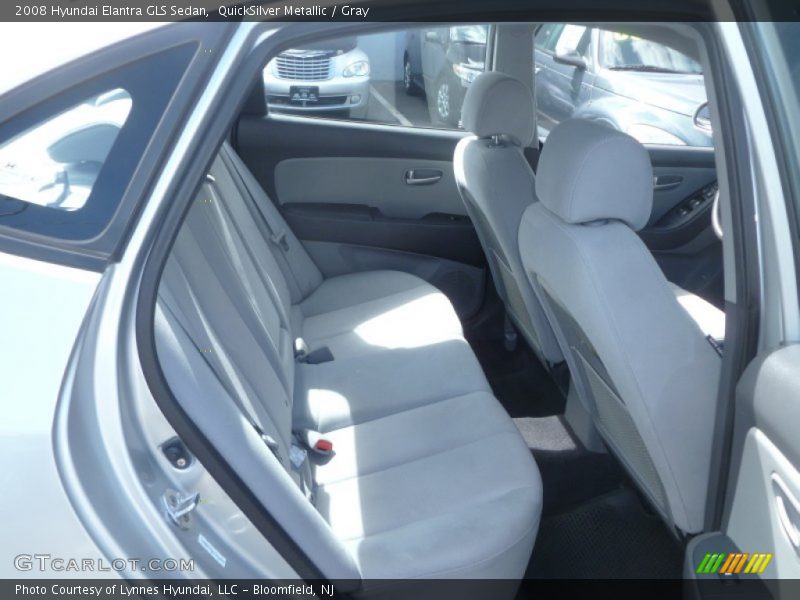 QuickSilver Metallic / Gray 2008 Hyundai Elantra GLS Sedan
