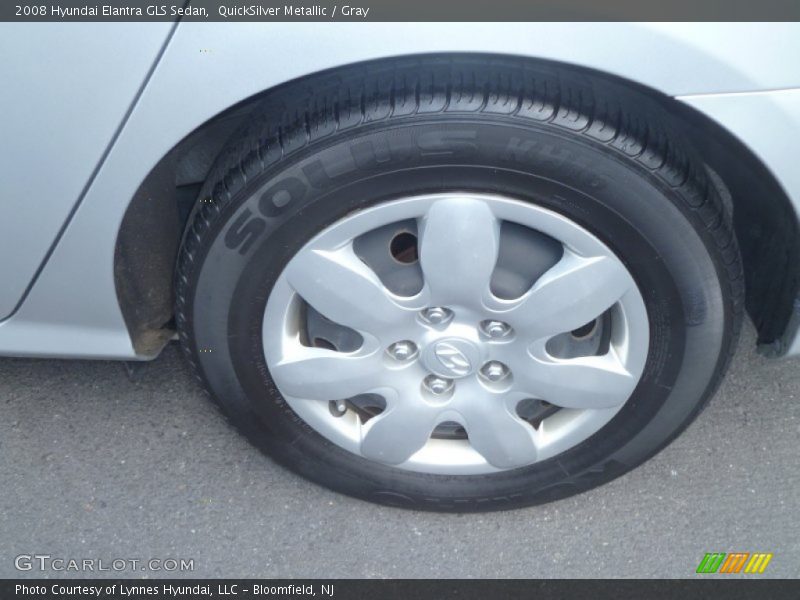 QuickSilver Metallic / Gray 2008 Hyundai Elantra GLS Sedan