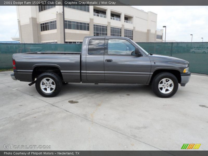 Graphite Gray Metallic / Mist Gray 2001 Dodge Ram 1500 SLT Club Cab